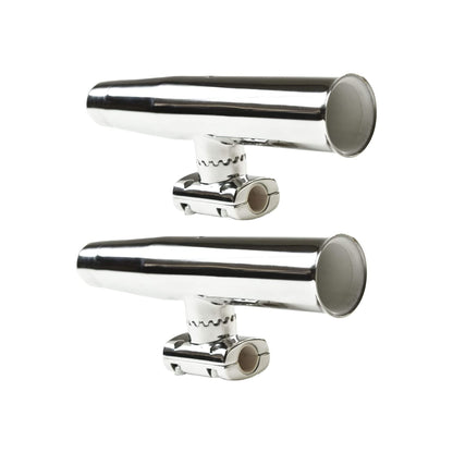 MARINE CITY 316 Stainless Steel Adjustable Clamp-On Rod Holder (Pack of 2)