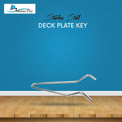 Marine City Stainless Steel Deck Plate Key – Adjustable Pin Wrench & Spanner
