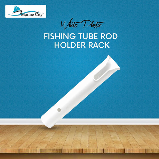 Marine City Polypropylene Fishing Rod Holder, 12” Tube Rack, 1-5/8” Diameter