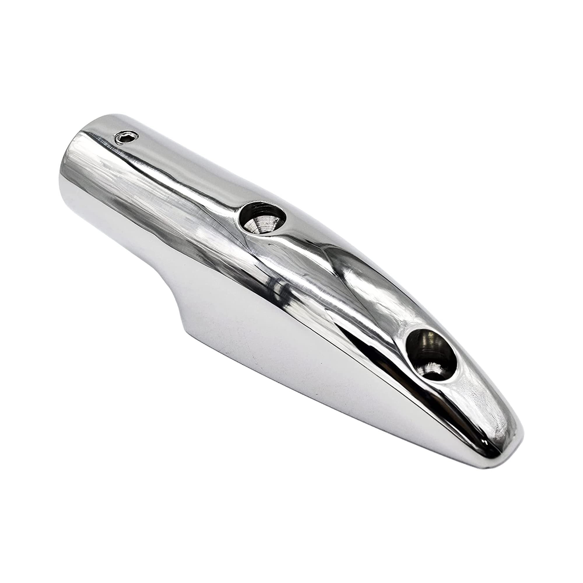 MARINE BOAT DURABLE STANCHION HAND RAIL FITTING SS 316 60 DEG END 7/8 22.2 MM MARINE BOAT DURABLE STANCHION HAND RAIL FITTING SS 316 60 DEG END 7/8 22.2 MM