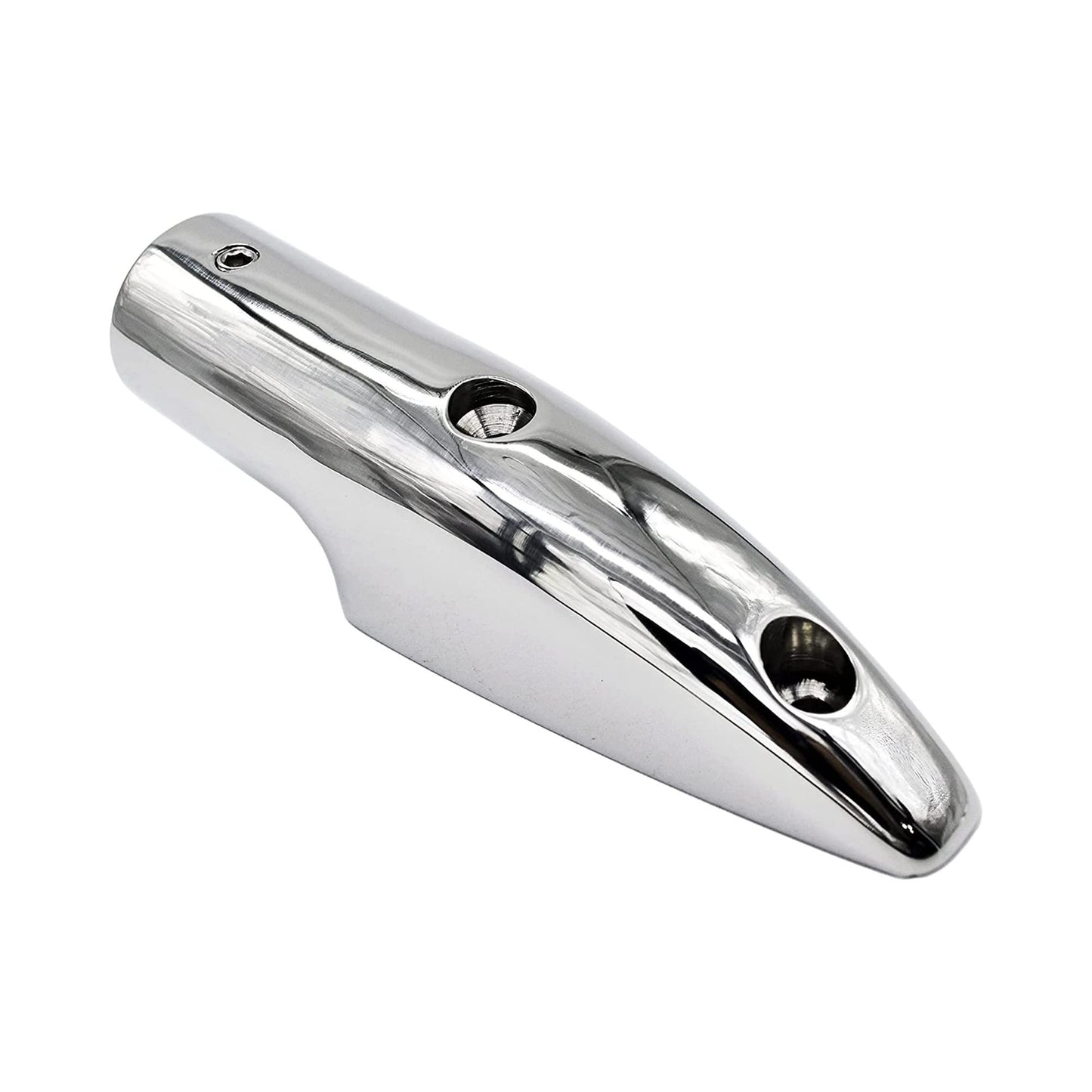 Marine City 10° Mount End Hand Rail Fitting – 316 Stainless Steel Bottom Mount