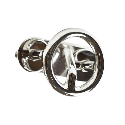 MARINE CITY Ski Tow Hook – 316 Stainless Steel, Mirror-Polished, 2-1/2” Ring Marine City