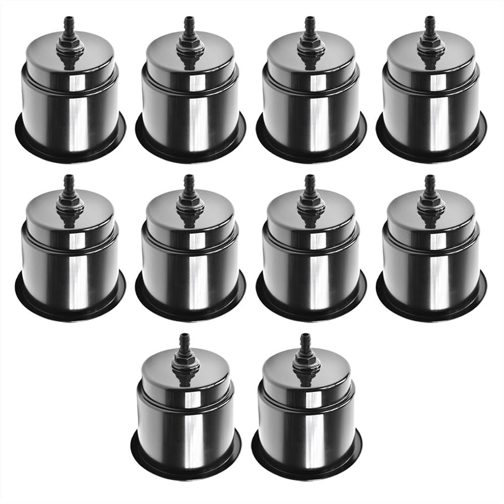 Marine City Closeable Drain Cup Holder – Flush Mount Polypropylene, Fits 30 oz