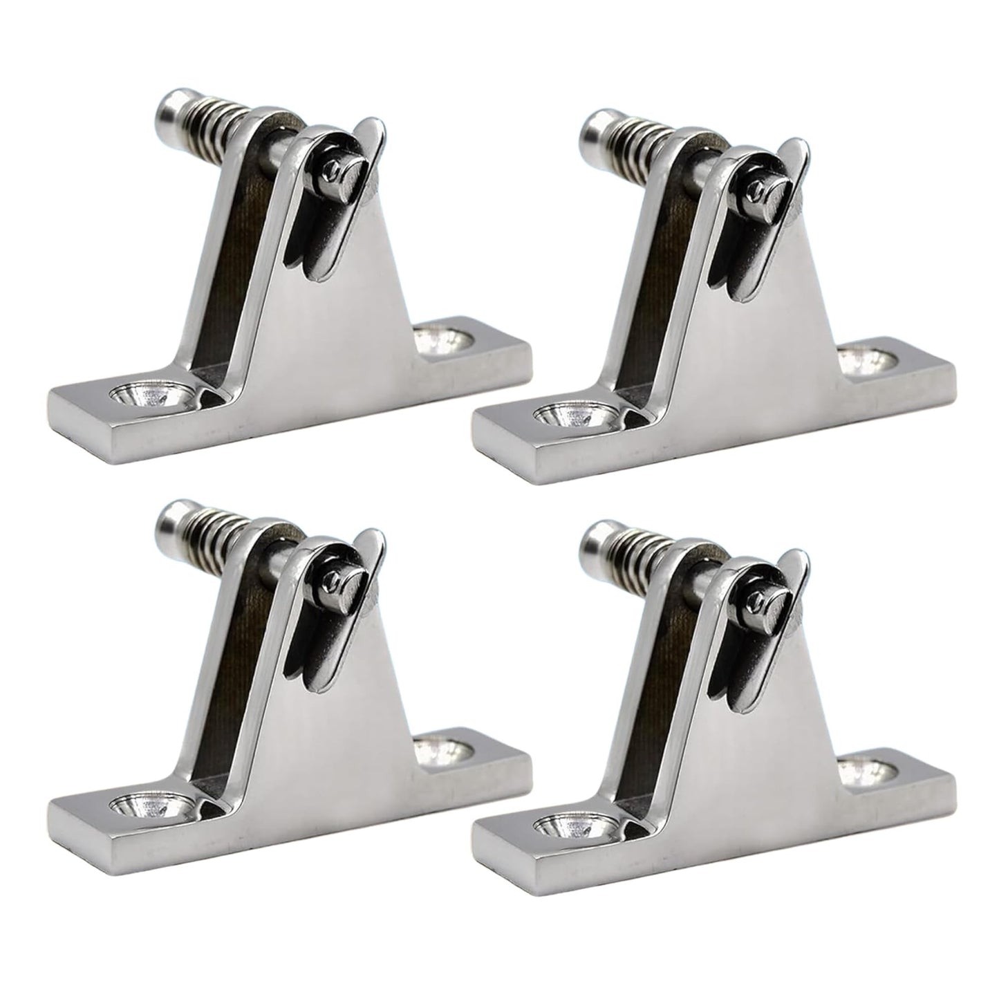 MARINE CITY 90° Bimini Top Hinge with Quick-Release Pin Stainless Steel (4 Pcs) MARINE CITY