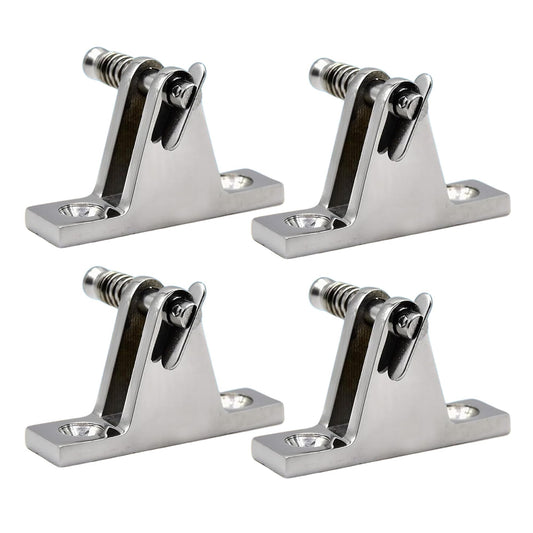 MARINE CITY 90° Bimini Top Hinge with Quick-Release Pin Stainless Steel (4 Pcs) MARINE CITY