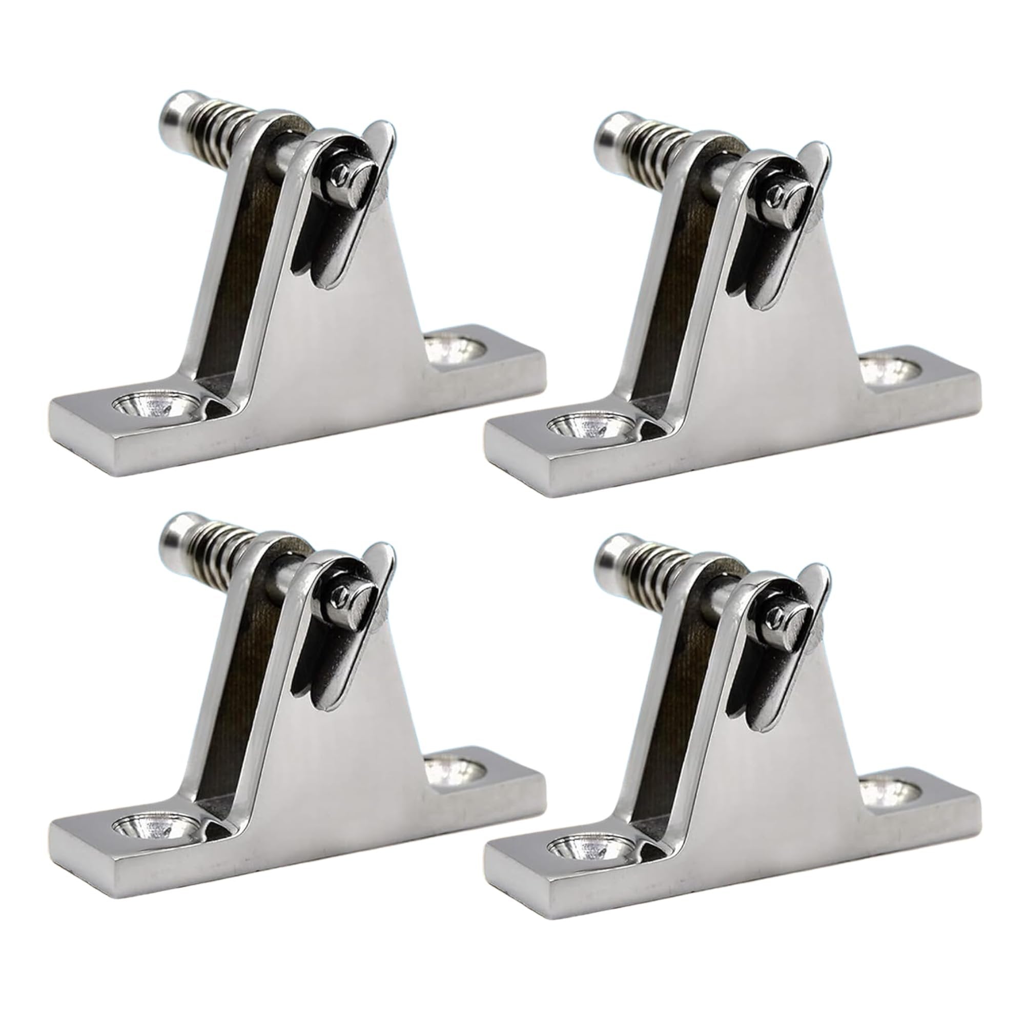 MARINE CITY 90° Bimini Top Hinge with Quick-Release Pin Stainless Steel (4 Pcs)