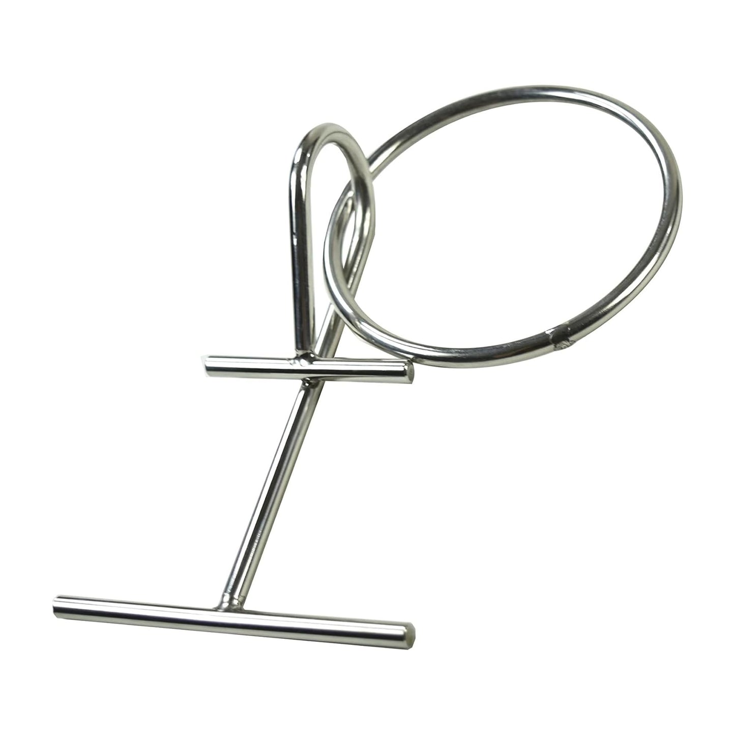 Marine City Stainless Steel Portable Dock Cleat – Heavy-Duty T-Bar O-Ring