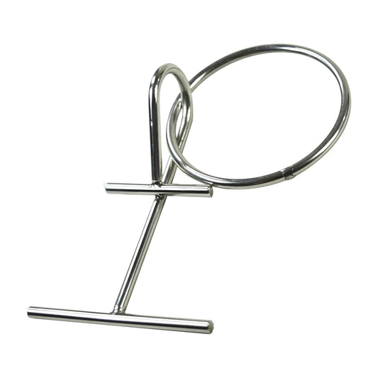 Marine City Stainless Steel Portable Dock Cleat – Heavy-Duty T-Bar O-Ring