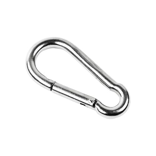 Marine City Carabiner Clip Snap Hook 2-3/4 Inches – 316 Stainless Steel, Durable