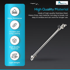 Marine City Stainless-Steel Telescoping Hatch Window Adjuster 13 Inch–23.5 Inch
