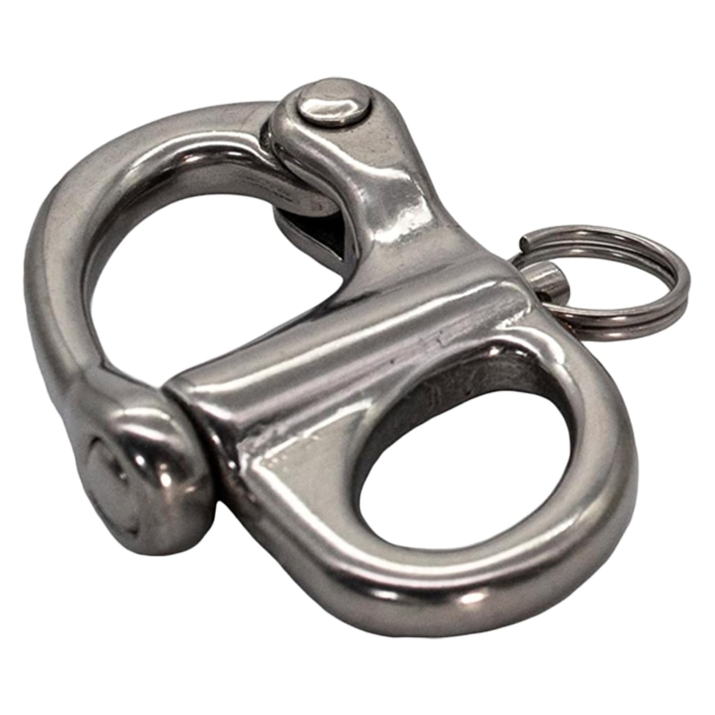 Marine City 316 Stainless Steel Fixed Bail Snap Shackle – Quick Release Pin MARINE CITY