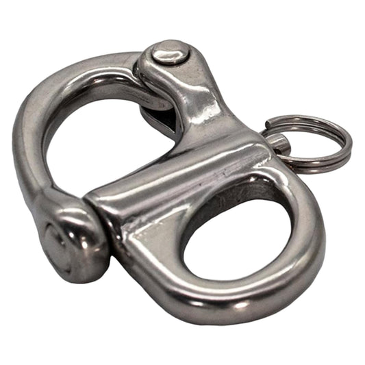 Marine City 316 Stainless Steel Fixed Bail Snap Shackle – Quick Release Pin MARINE CITY