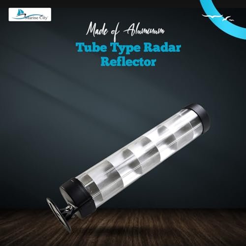 MARINE CITY Aluminum 24” Tube Radar Reflector – 40 SQ FT Reflective Area