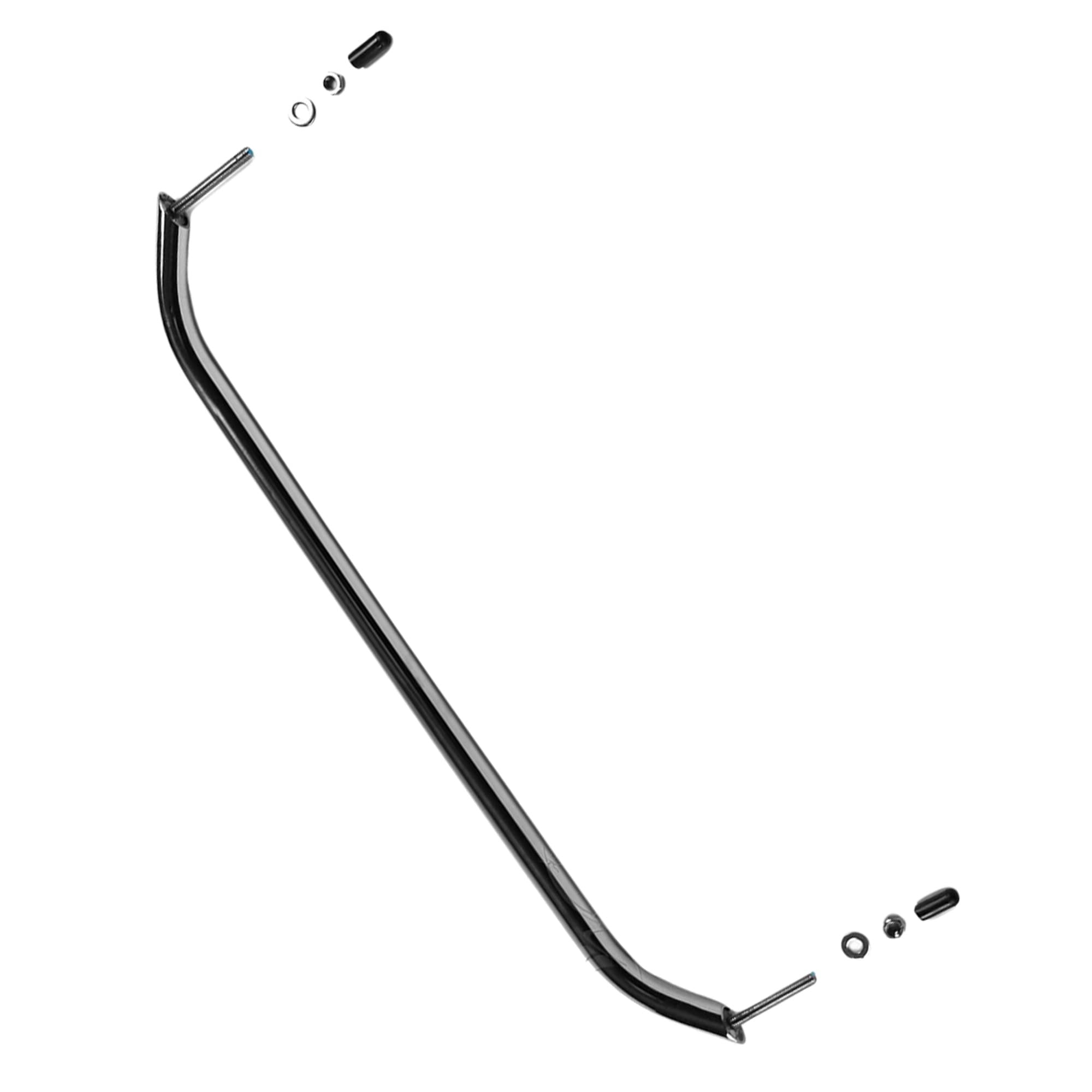 Marine City 19” Stainless Steel Oval Tube Boat Handrail with Flange & Studs