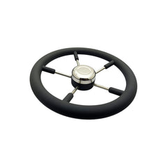 Marine City 5-Spoke Steering Wheel 316 Stainless Steel, 13-7/8
