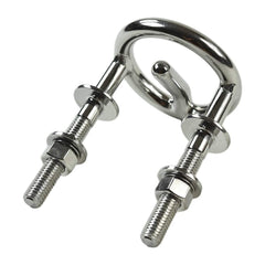 MARINE CITY Transom Mount Ski Tow Hook – 316 Stainless Steel, 3-1/2 Inches Ring
