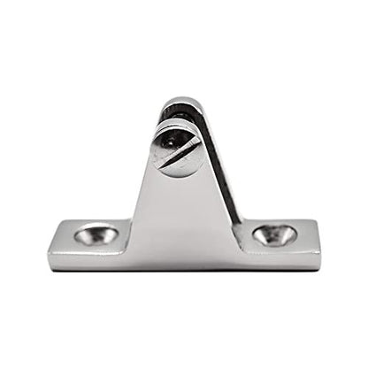 Marine City Bimini Bisagra superior para cubierta Montaje giratorio Bisagra de montaje de aspecto giratorio de acero inoxidable 316, Montaje lateral de hardware de montaje alto Bimini para barco, Bisagras superiores para barco Bimini con pasador extraíble