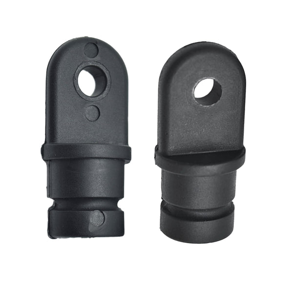 Marine City Black Nylon Bimini Top Eye End Cap – Round Inside Eye (2 Pcs)