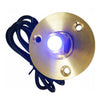 Marine City Bajo el agua Luz LED azul Tapón de drenaje de latón impermeable con base Tapón de drenaje de tornillo de bronce Agujero de 1 pulgada Pesca bajo el agua utilizado para luces de yates y piscinas marinas