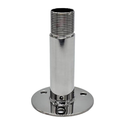 Marine City 4” Fixed Antenna Base – 304 Stainless Steel with 1”-14 Threads MARINE CITY