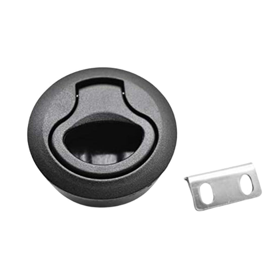 Marine City Nylon Round Hatch Flush Pull Stem Latch – 2-2/5” Corrosion-Resistant