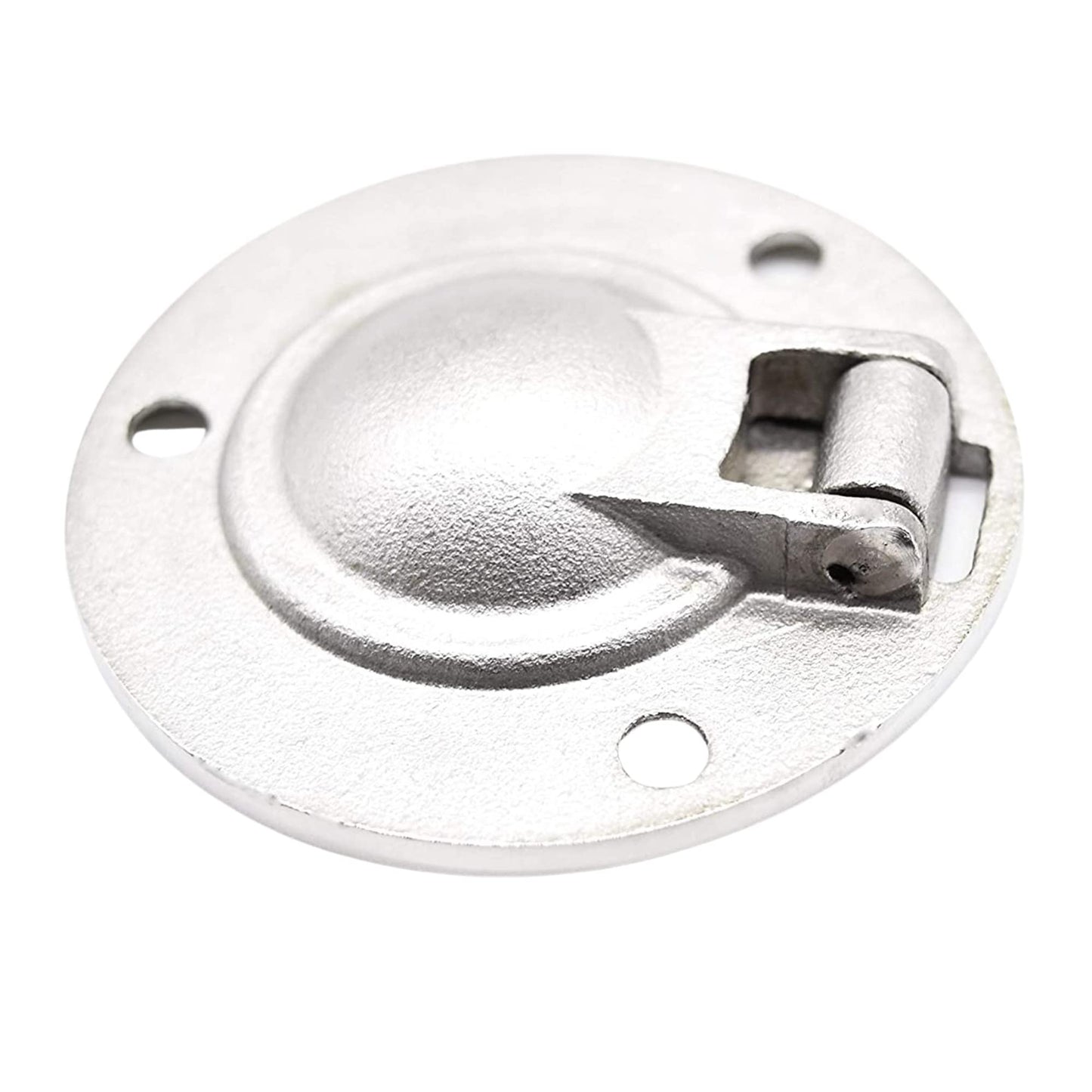 MARINE CITY 316 Stainless Steel Round Flush Boat Hatch Lift Ring – 3-Point Fix