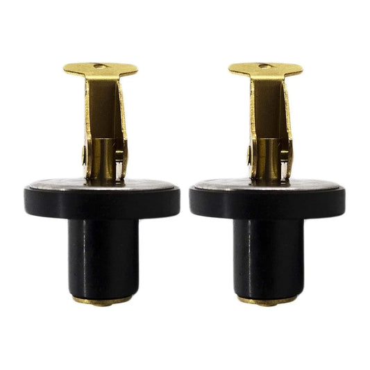 Marine City 1/2” Brass Snap Lock Baitwell Plugs – Drain Plug (Pack of 2) MARINE CITY