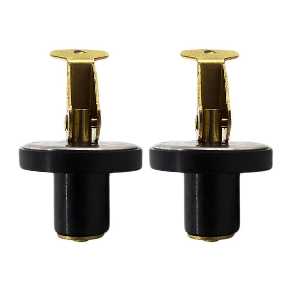 Marine City 1/2” Brass Snap Lock Baitwell Plugs – Drain Plug (Pack of 2)