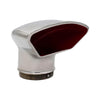 Marine City 3-Inch Rounded Trapezoidal Red Cowl Vent – 316 Stainless Steel