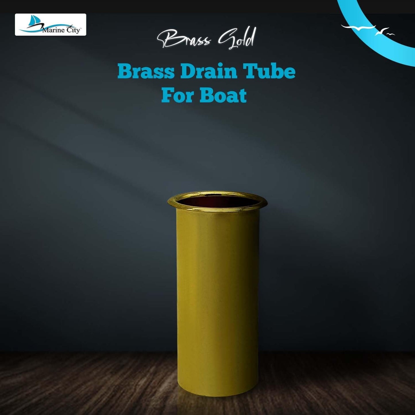 Marine City Brass Drain Tube – Corrosion-Resistant, Smooth & Functional