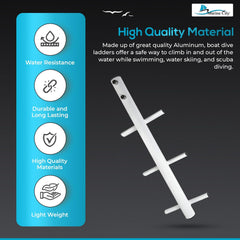 MARINE CITY Aluminum Dive Ladder for Boat
