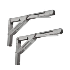 Marine City 304 Stainless Steel Folding Table Bracket – 12” Long Release Arm