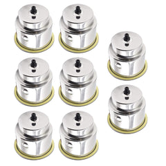 Marine City Stainless Steel 12V Red LED Ring Cup Holder with Center Drain