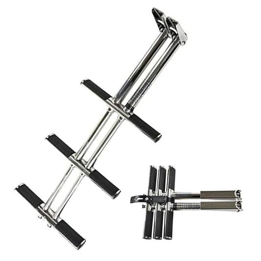 Marine City 3-Step Telescoping Swim Platform Ladder – 304 Stainless Steel Marine City