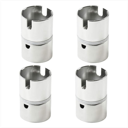 Marine City Swivel Rod Holder–Stainless Steel, Fits 30°/60°/90° Rod Holders-4Pcs