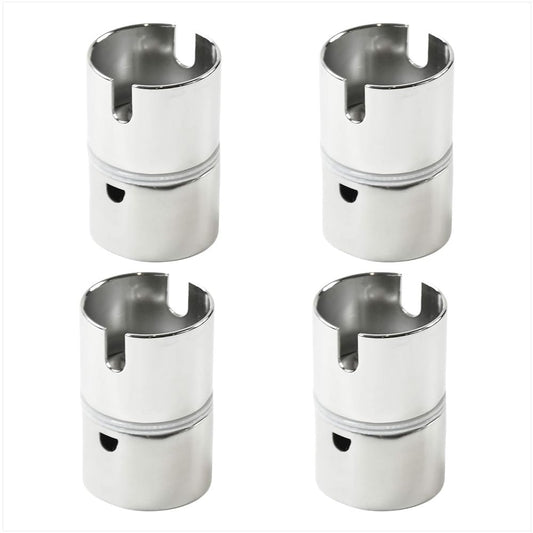Marine City Swivel Rod Holder–Stainless Steel, Fits 30°/60°/90° Rod Holders-4Pcs