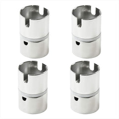 Marine City Swivel Rod Holder–Stainless Steel, Fits 30°/60°/90° Rod Holders-4Pcs