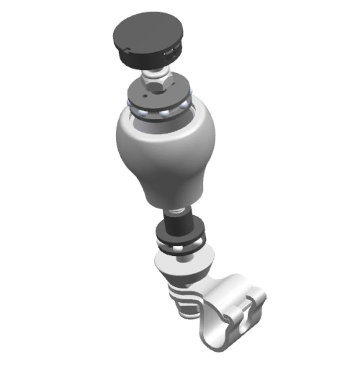 MARINE CITY 3-Spoke Steering Wheel with Knob – 13-1/2” 316 Stainless Steel