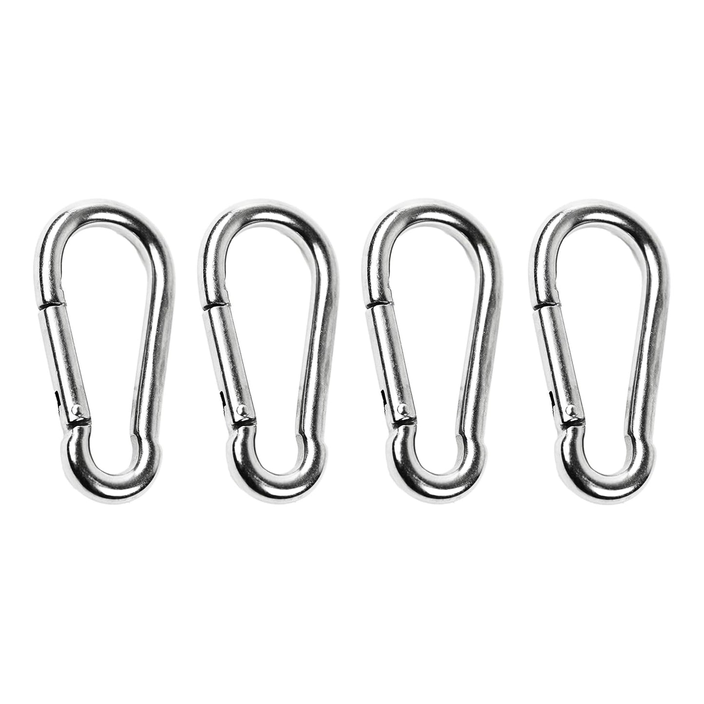 Marine City Carabiner Clip Snap Hook – 316 Stainless Steel, 4 Inches, Durable