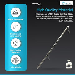 Marine City Rail Mount Flag Staff & 21