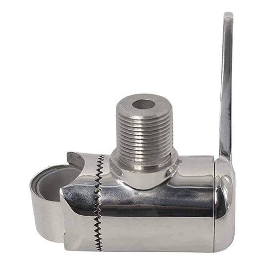 Marine City 316 Stainless Steel Antenna Ratchet Rail Mount with Handle Marine City