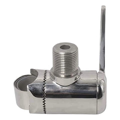 Marine City 316 Stainless Steel Antenna Ratchet Rail Mount with Handle