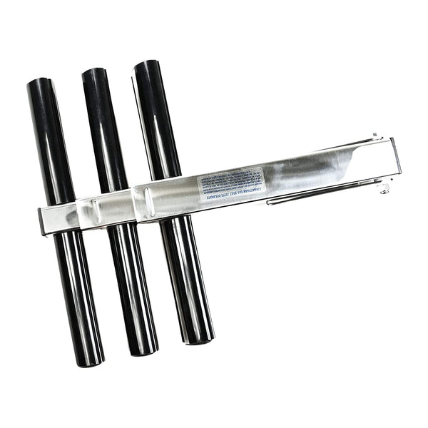 Marine City 3 Step Telescoping Ladder, Stainless Steel, Flip-Up, Anti-Slip Steps