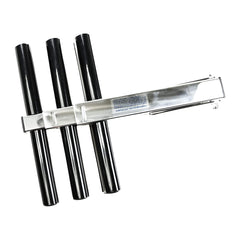 Marine City 3 Step Telescoping Ladder, Stainless Steel, Flip-Up, Anti-Slip Steps