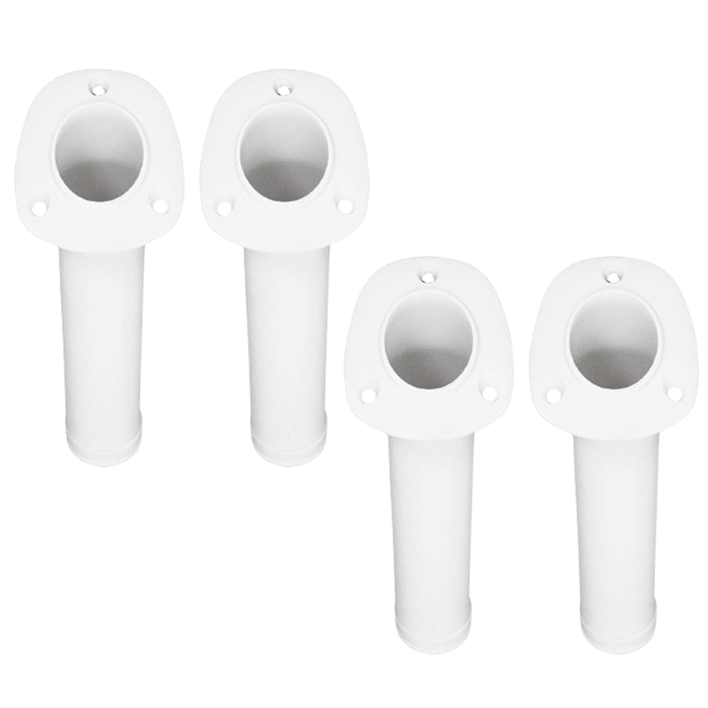 Marine City 30° White Flush Mount Fishing Rod Holder – 9-1/2” Polypropylene MARINE CITY