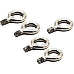 MARINE CITY Threaded Eye Bolt Rings for Poles – 304 Stainless Steel (Pack of 5)
