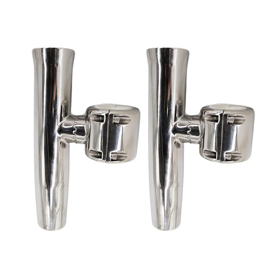 Marine City Adjustable Clamp-On Fishing Rod Holder – 304 Stainless Steel (2 Pcs)