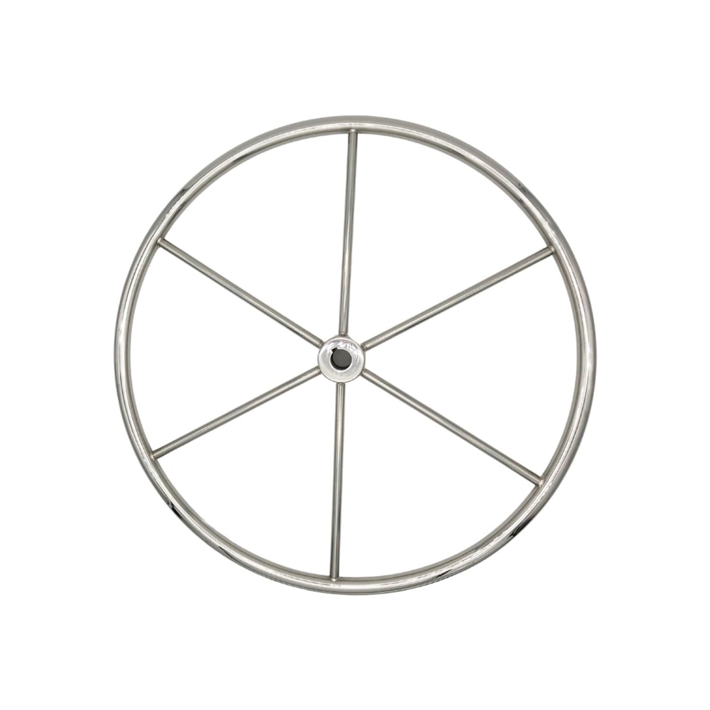 Marine City 304 Stainless Steel Sailboat Wheel 24-Inch - 6.5” Spokes,7/8” Rim