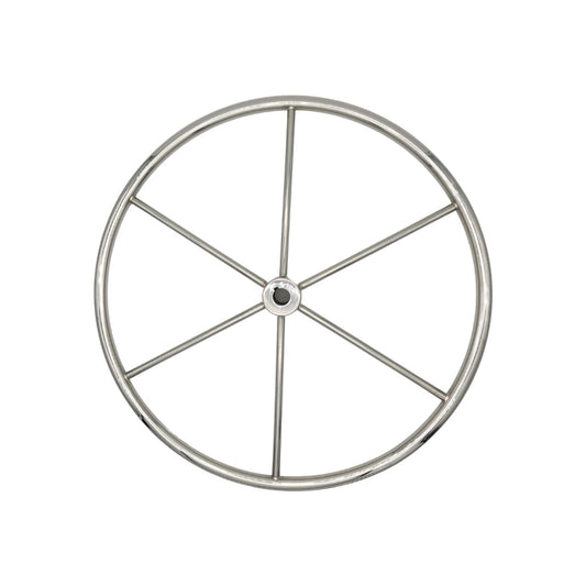 Marine City 304 Stainless Steel Sailboat Wheel 24-Inch - 6.5” Spokes,7/8” Rim