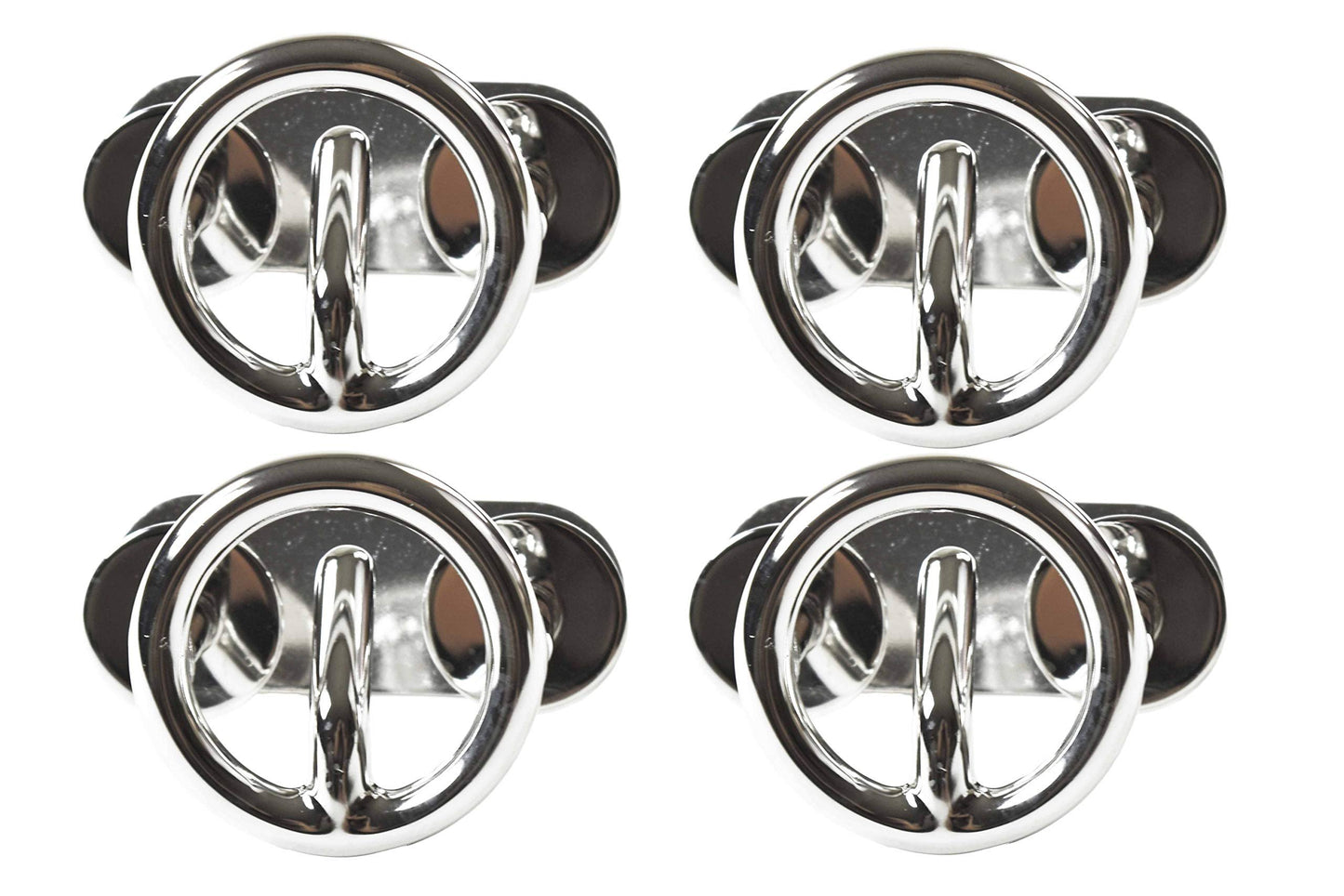 MARINE CITY Ski Tow Hook, Stainless Steel, Mirror-Polished, 3/8 × 2-1/2” (4 Pcs)